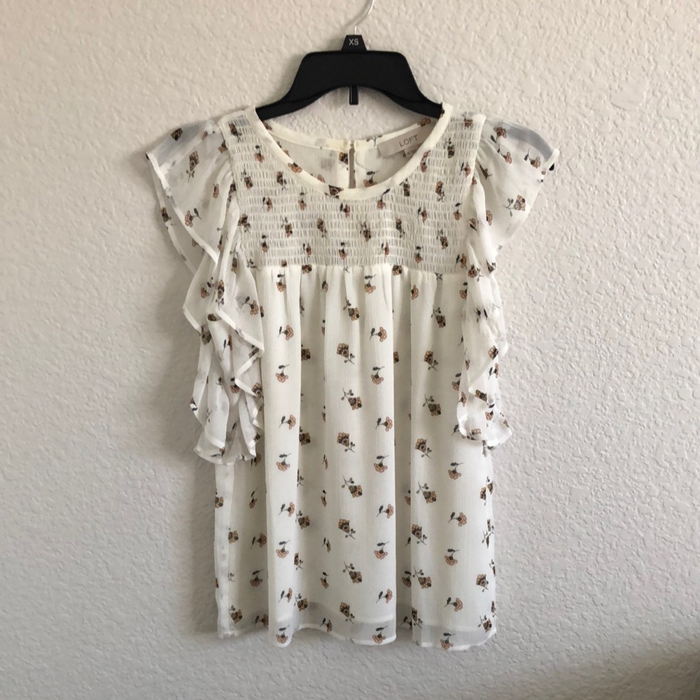 LOFT women’s floral top